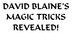 Thumbnail David Blaines Magic Secrets Thumbnail David Blaines Magic Secrets