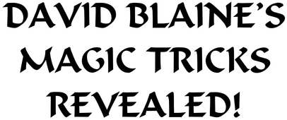 Product picture David Blaines Magic Secrets
